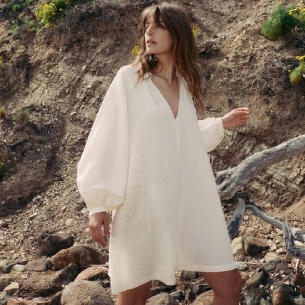 Zara Cream Mini Dress